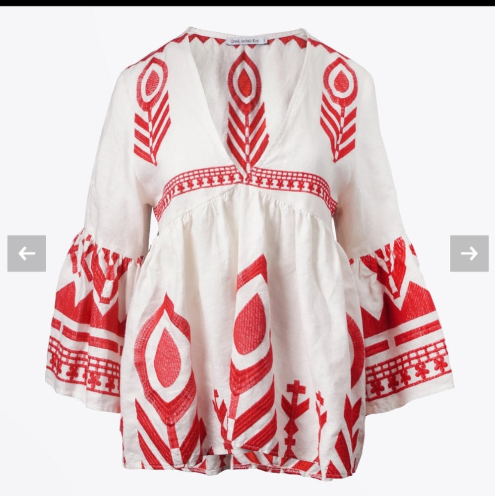 Greek Archaic Kori top